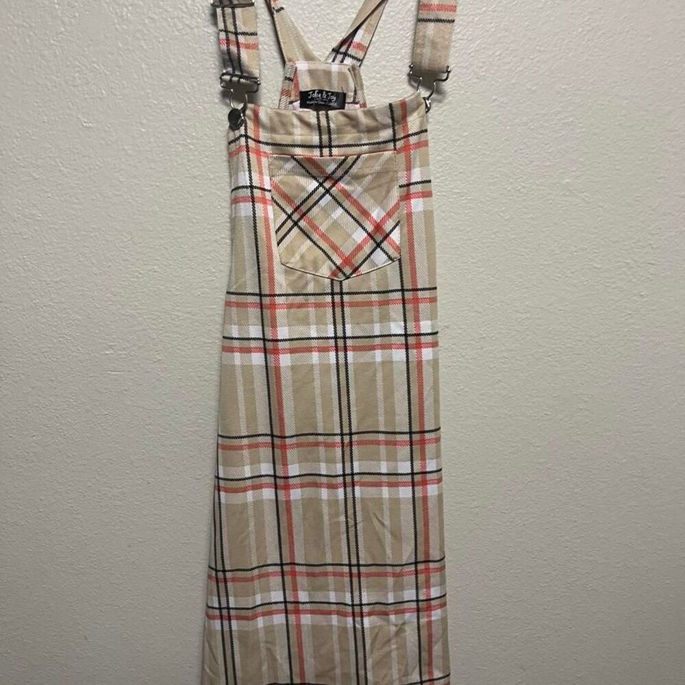 Jolie-joy Women's Tan and Cream Dress